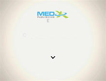 Tablet Screenshot of medxpub.com